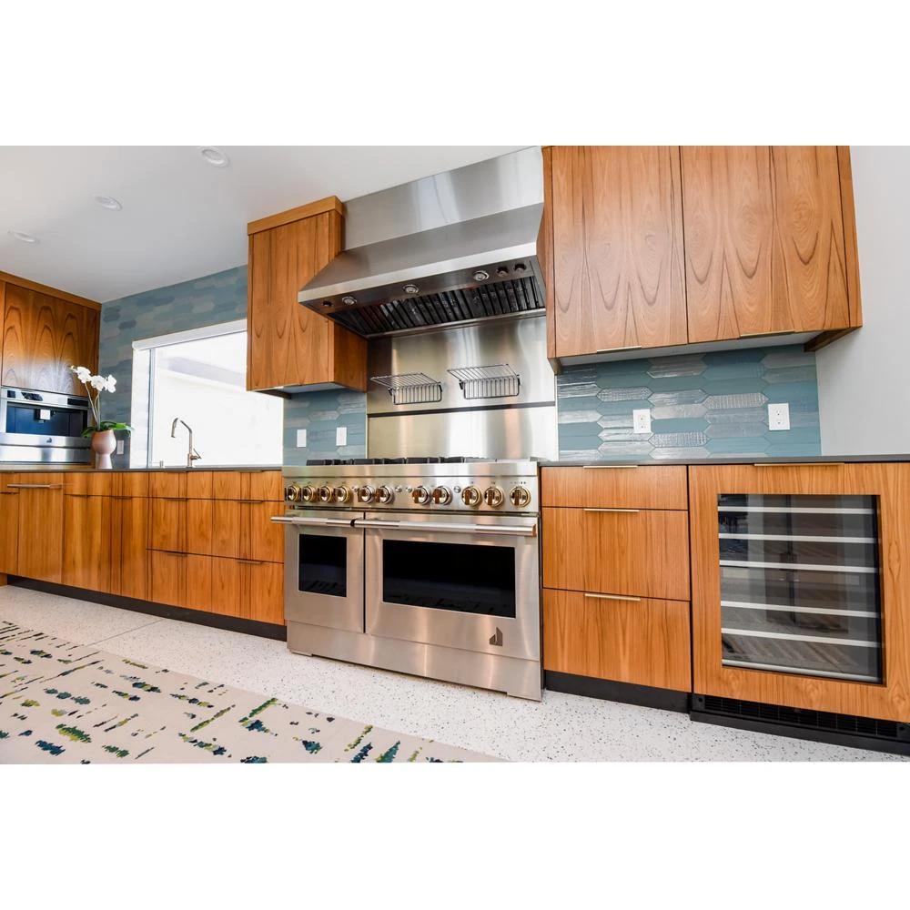 RISE™ 48" Dual-Fuel Professional Range with Chrome-Infused Griddle JDRP548HL