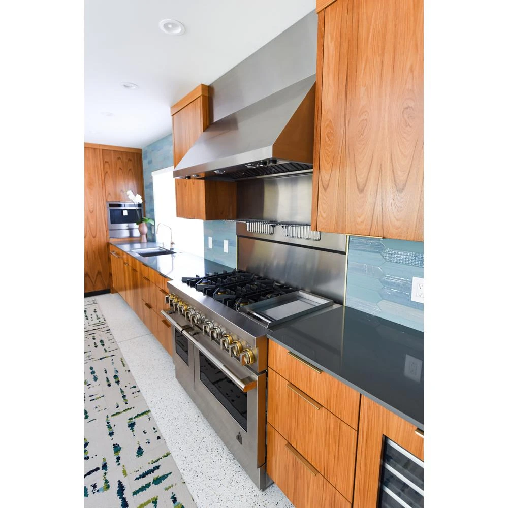 RISE™ 48" Dual-Fuel Professional Range with Chrome-Infused Griddle JDRP548HL