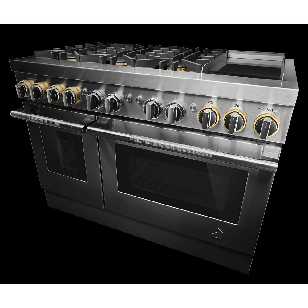 RISE™ 48" Dual-Fuel Professional Range with Chrome-Infused Griddle JDRP548HL