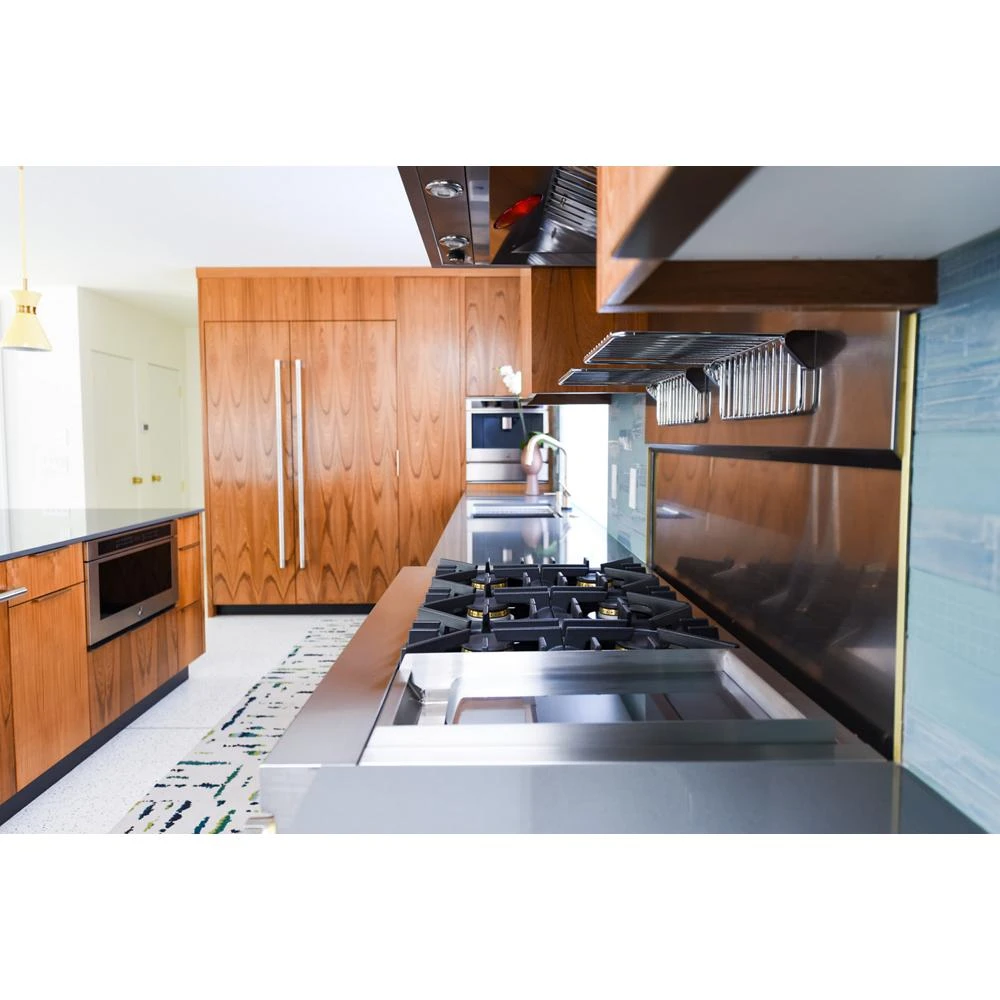 RISE™ 48" Dual-Fuel Professional Range with Chrome-Infused Griddle JDRP548HL