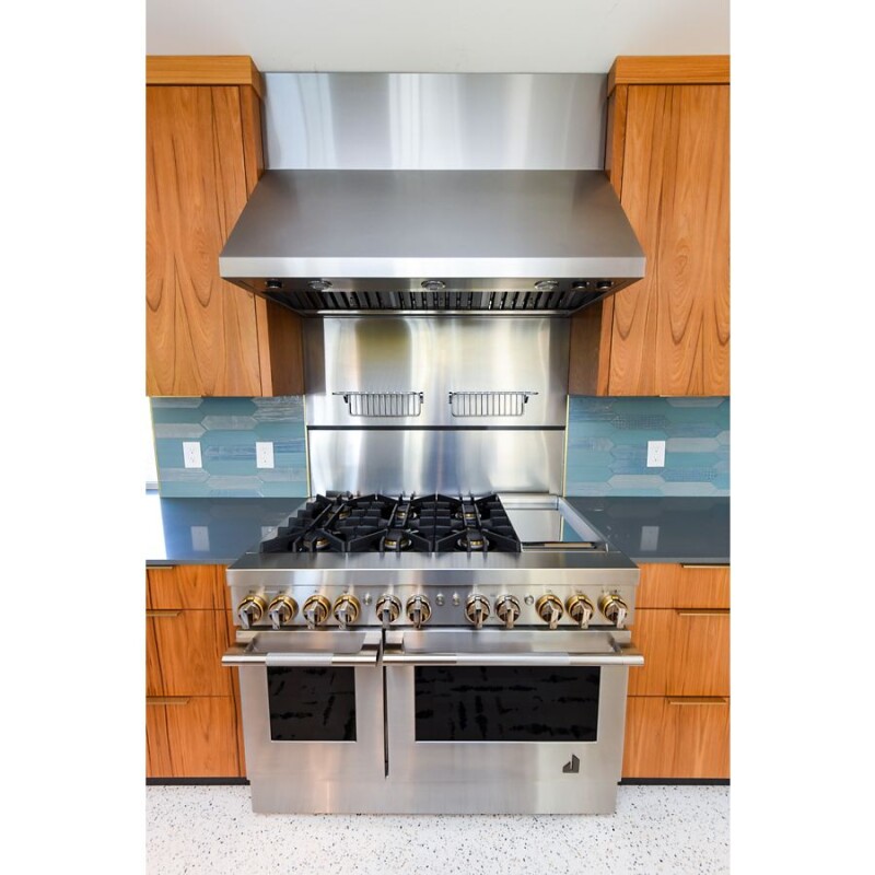 RISE 48" Dual-Fuel Professional Range with Chrome-Infused Griddle JDRP548HL