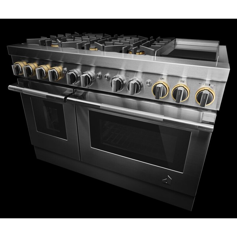 RISE 48" Dual-Fuel Professional Range with Chrome-Infused Griddle JDRP548HL