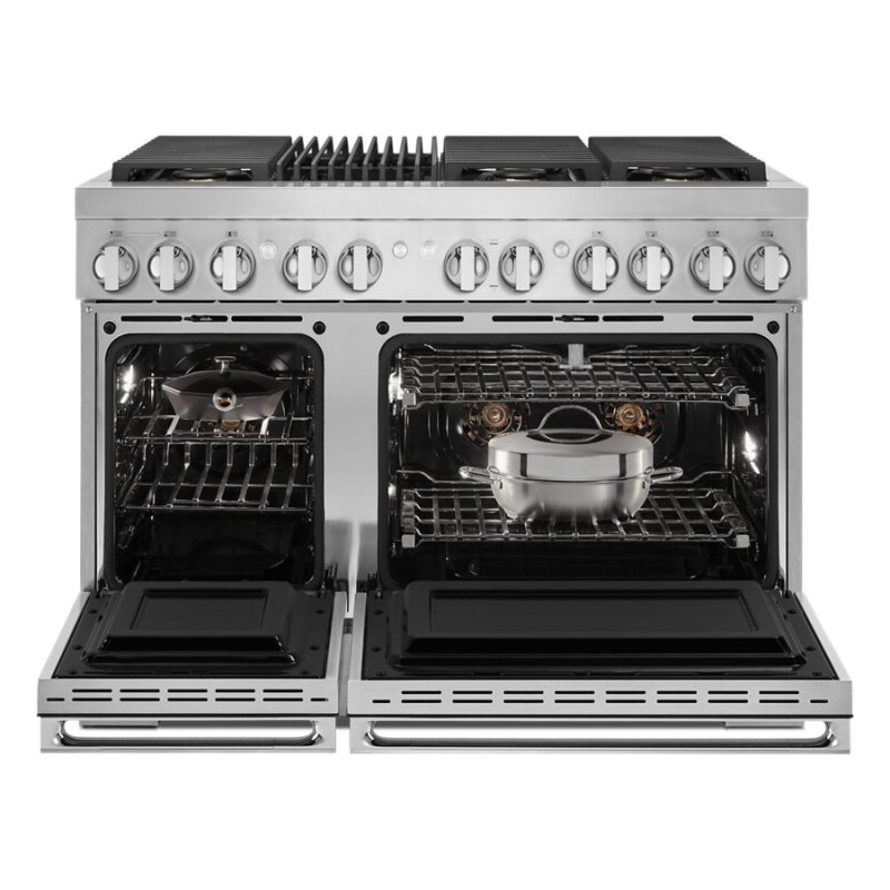 NOIR 48" Dual-Fuel Professional-Style Range with Grill JDRP648HM