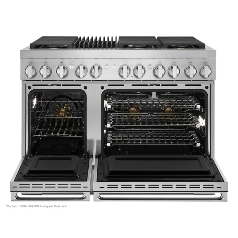 NOIR 48" Dual-Fuel Professional-Style Range with Grill JDRP648HM