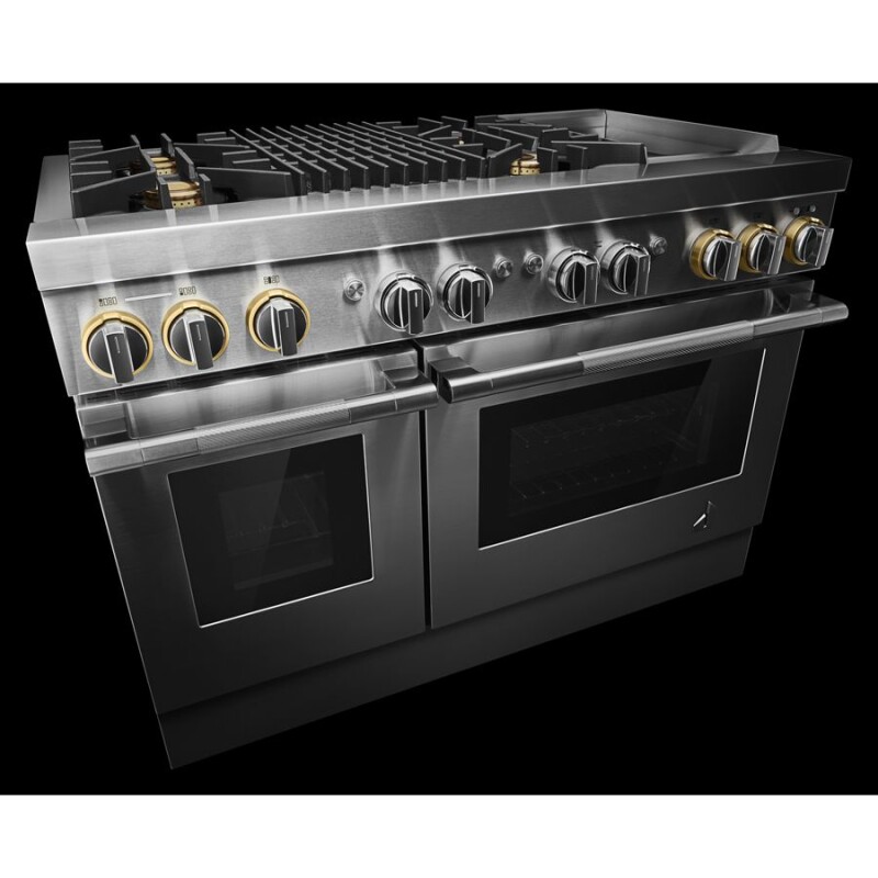 48" Dual-Fuel Professional-Style Range with Chrome-Infused Griddle and Grill JDRP748HL