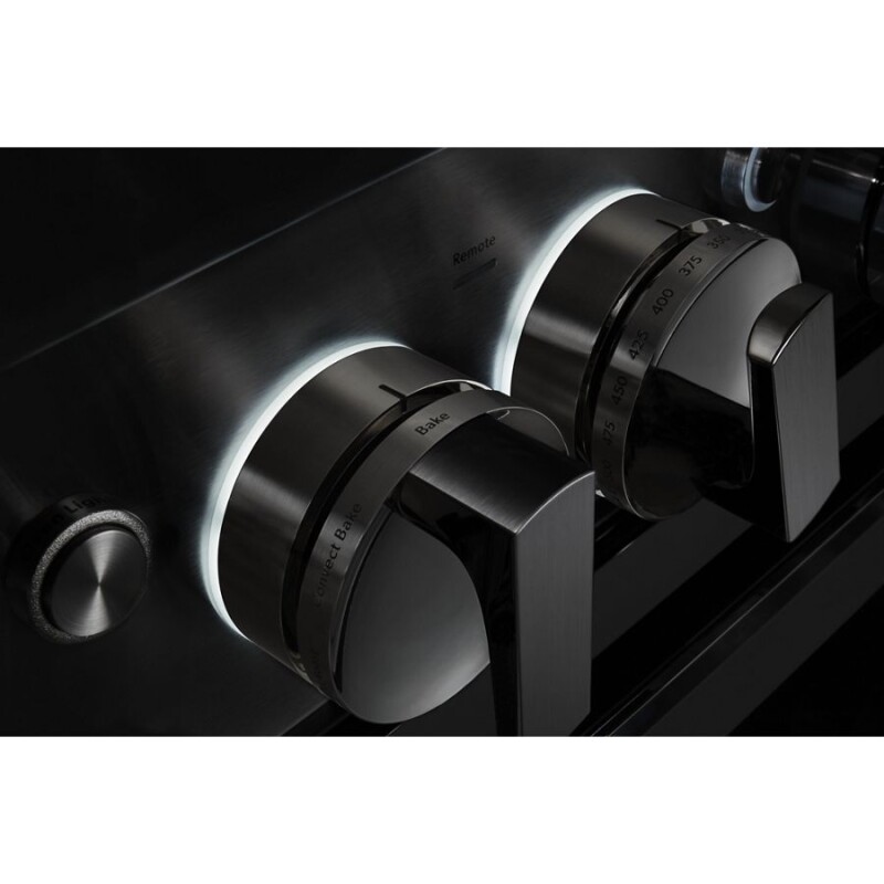 NOIR 48" Dual-Fuel Professional-Style Range with Chrome-Infused Griddle and Grill JDRP748HM