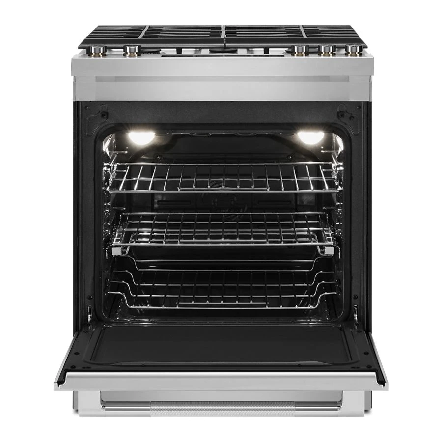 RISE 30" DUAL-FUEL SLIDE-IN RANGE JDS1450ML