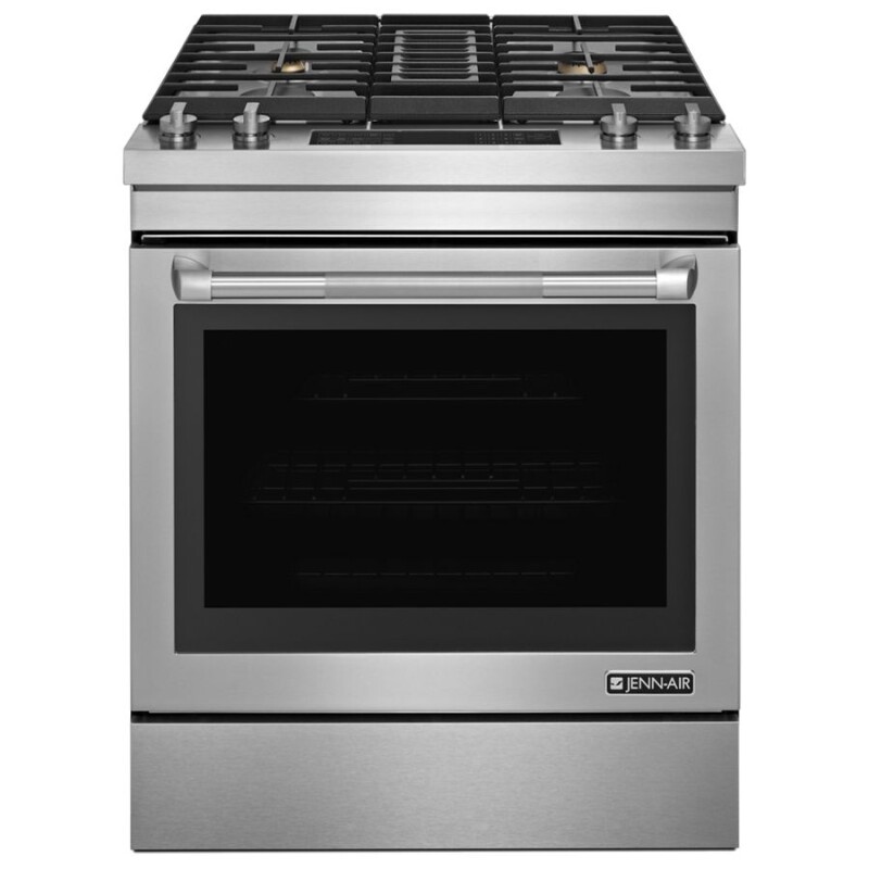 JennAir Pro-Style 30" Dual-Fuel Downdraft Range Pro Style Stainless JDS1750FP Picture 1