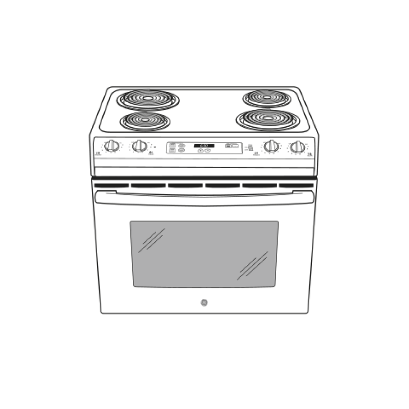 30" Drop-In Electric Range JDS28DFWW