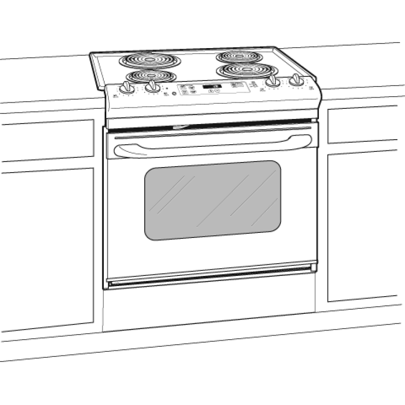 30" Drop-In Electric Range with Standard Clean Oven JDS28WKWW
