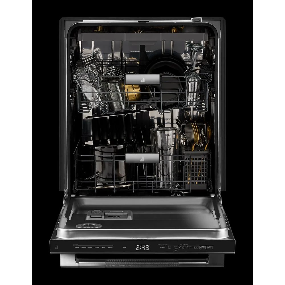 Rise™ 24" Built-in Dishwasher With Precise Fit 3rd Rack For Cutlery With Plasma Coating, 39 Dba JDTS3924SL