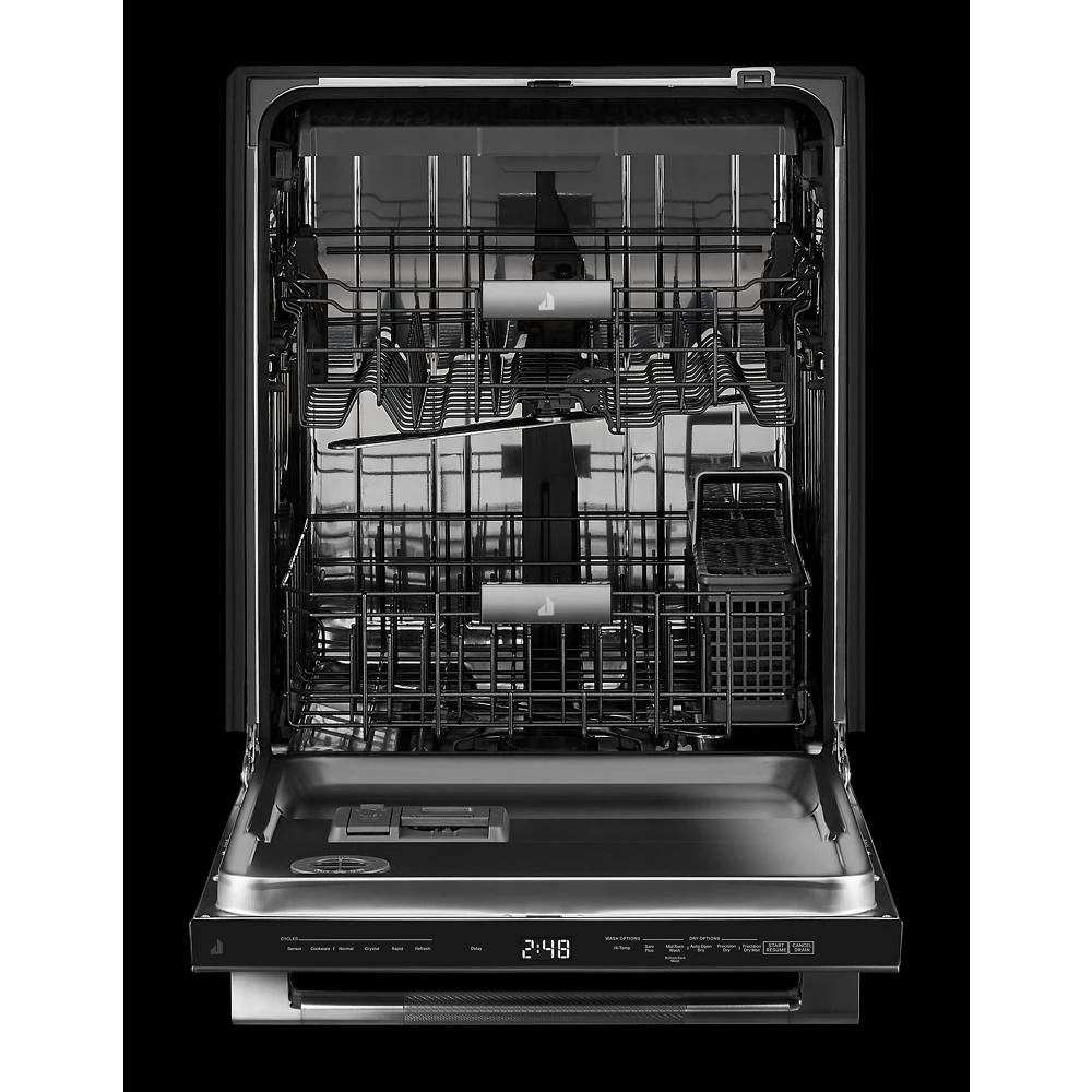Rise™ 24" Built-in Dishwasher With Precise Fit 3rd Rack For Cutlery With Plasma Coating, 39 Dba JDTS3924SL