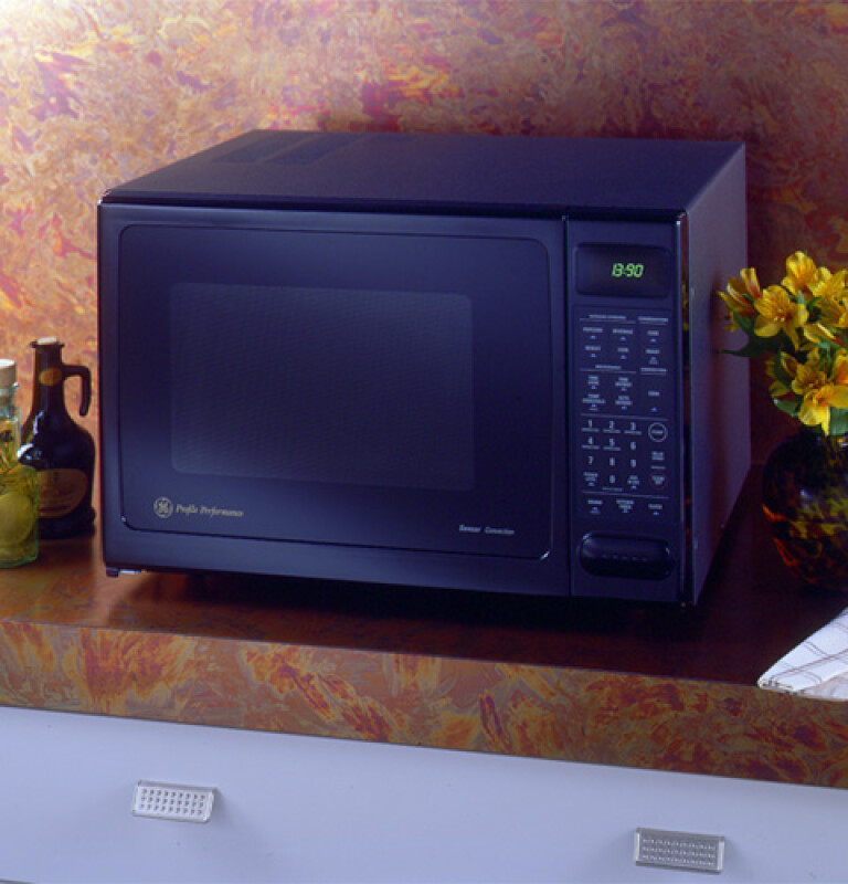 GE Profile Performance 1.3 Cu.Ft. Capacity Countertop Microwave / Convection Oven with Sensor Cooking Conrols ; 850 Watts Black JE1390GA Picture 1