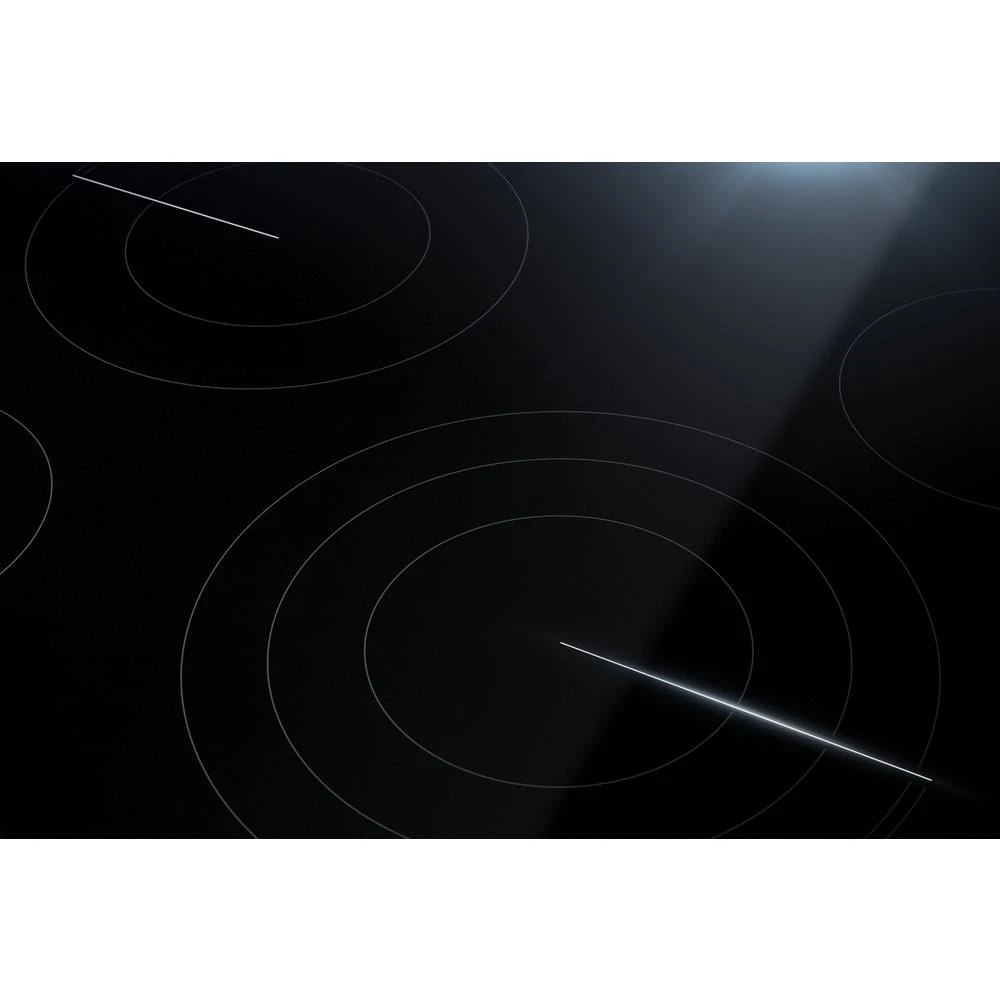 Black Floating Glass 30" JX3™ Electric Downdraft Cooktop JED3430GB