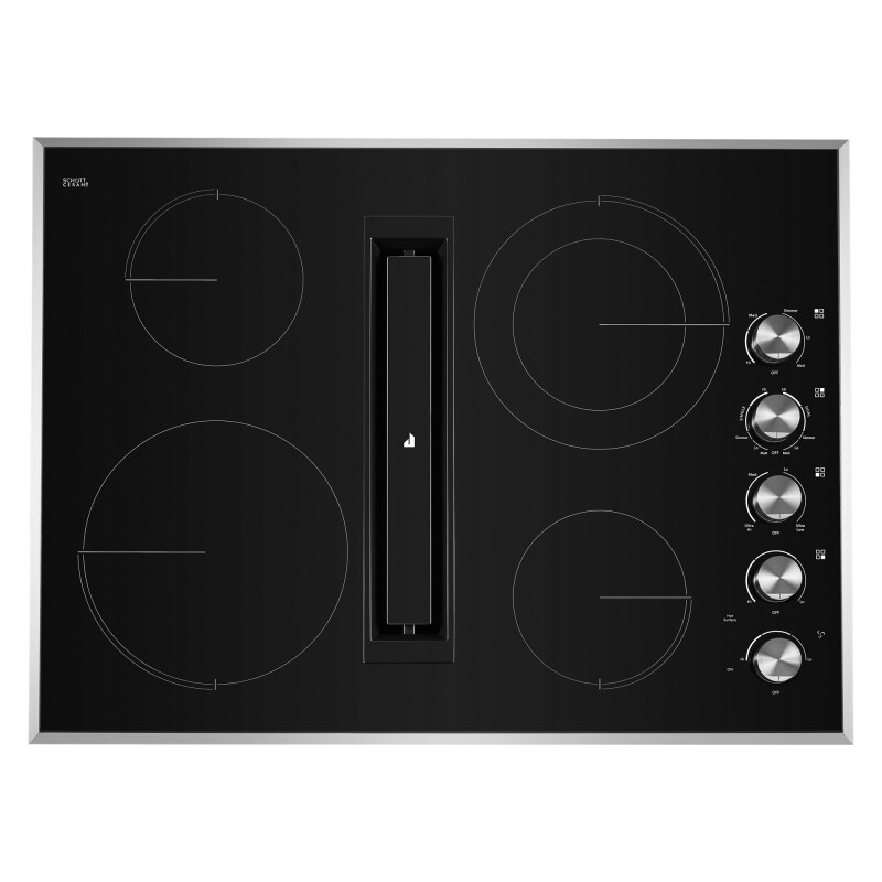 JennAir Euro-Style 30" JX3™ Electric Downdraft Cooktop Stainless Steel JED3430GS Picture 1
