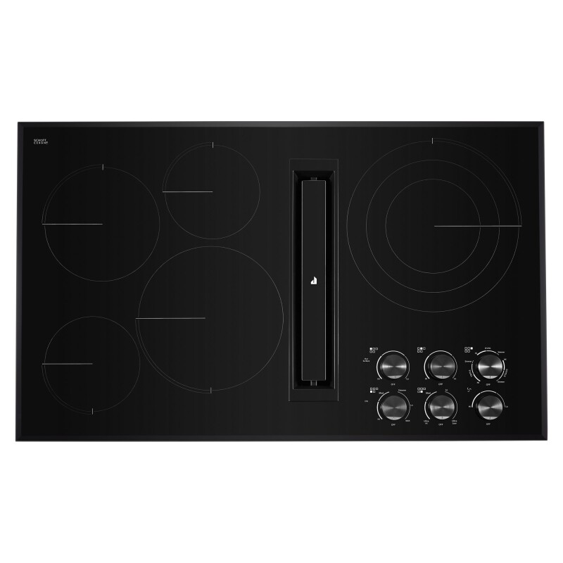JennAir Black Floating Glass 36" JX3™ Electric Downdraft Cooktop Black JED3536GB Picture 1