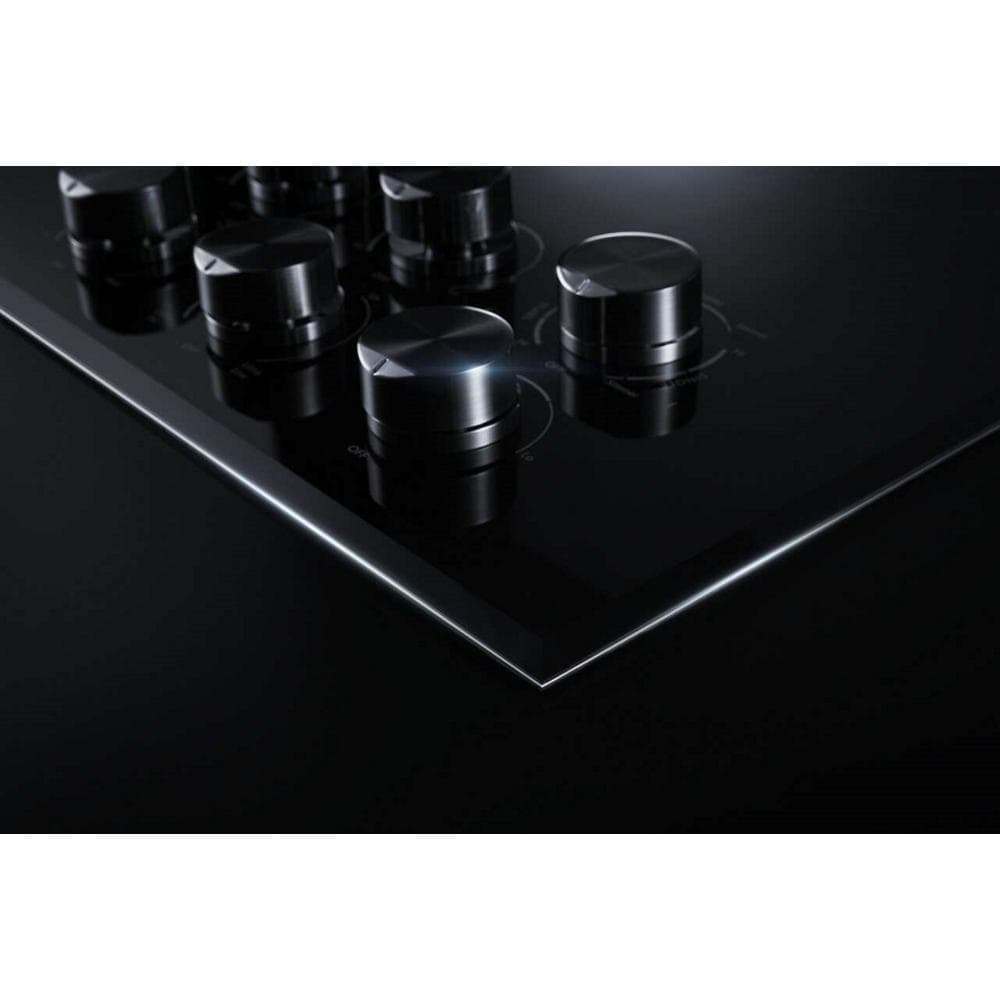 Black Floating Glass 36" JX3™ Electric Downdraft Cooktop JED3536GB