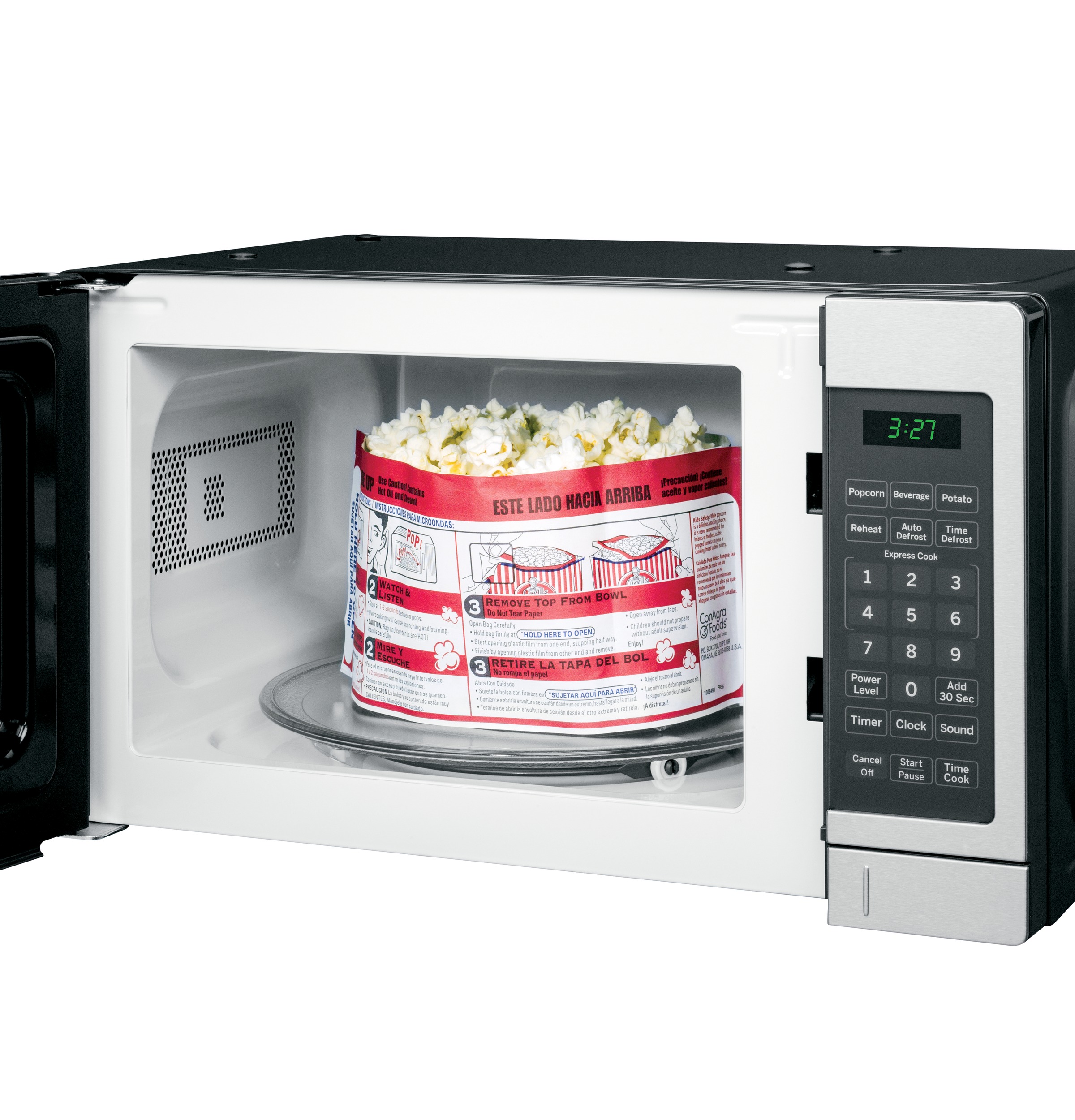 0.7 Cu. Ft. Spacemaker Countertop Microwave Oven JEM3072SHSS