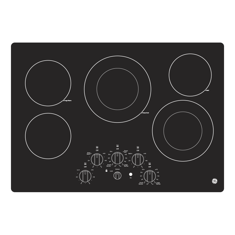 30" Built-In knob Control Electric Cooktop view 22