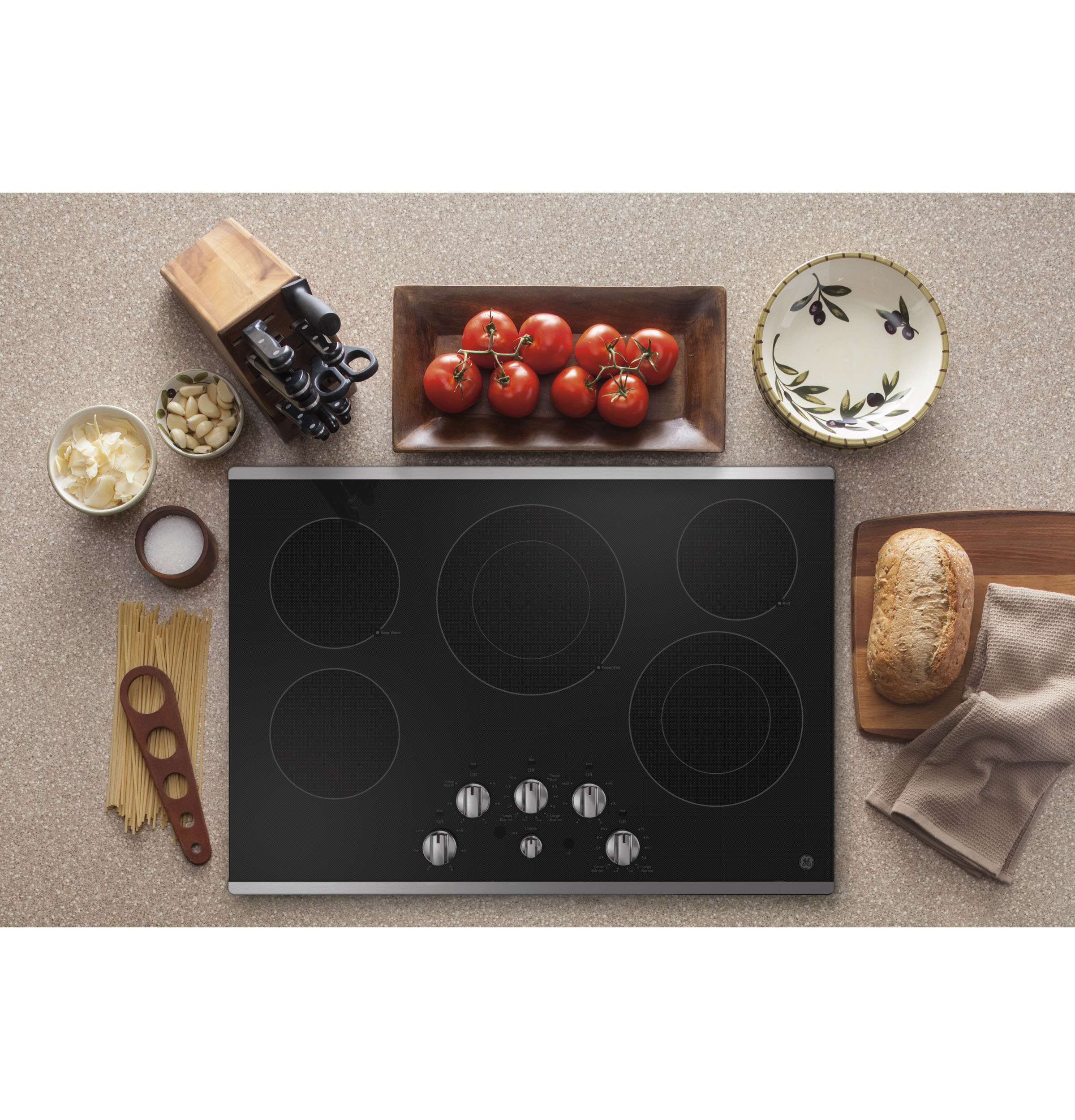 30" Built-In knob Control Electric Cooktop view 20