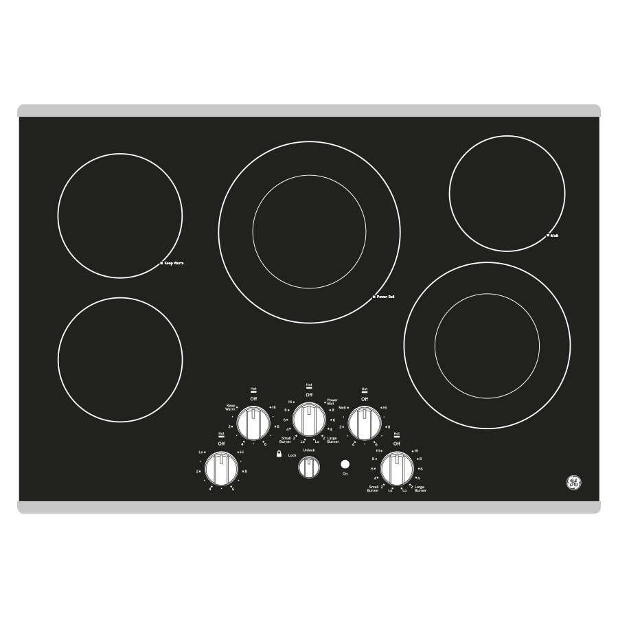 30" Built-In knob Control Electric Cooktop view 23