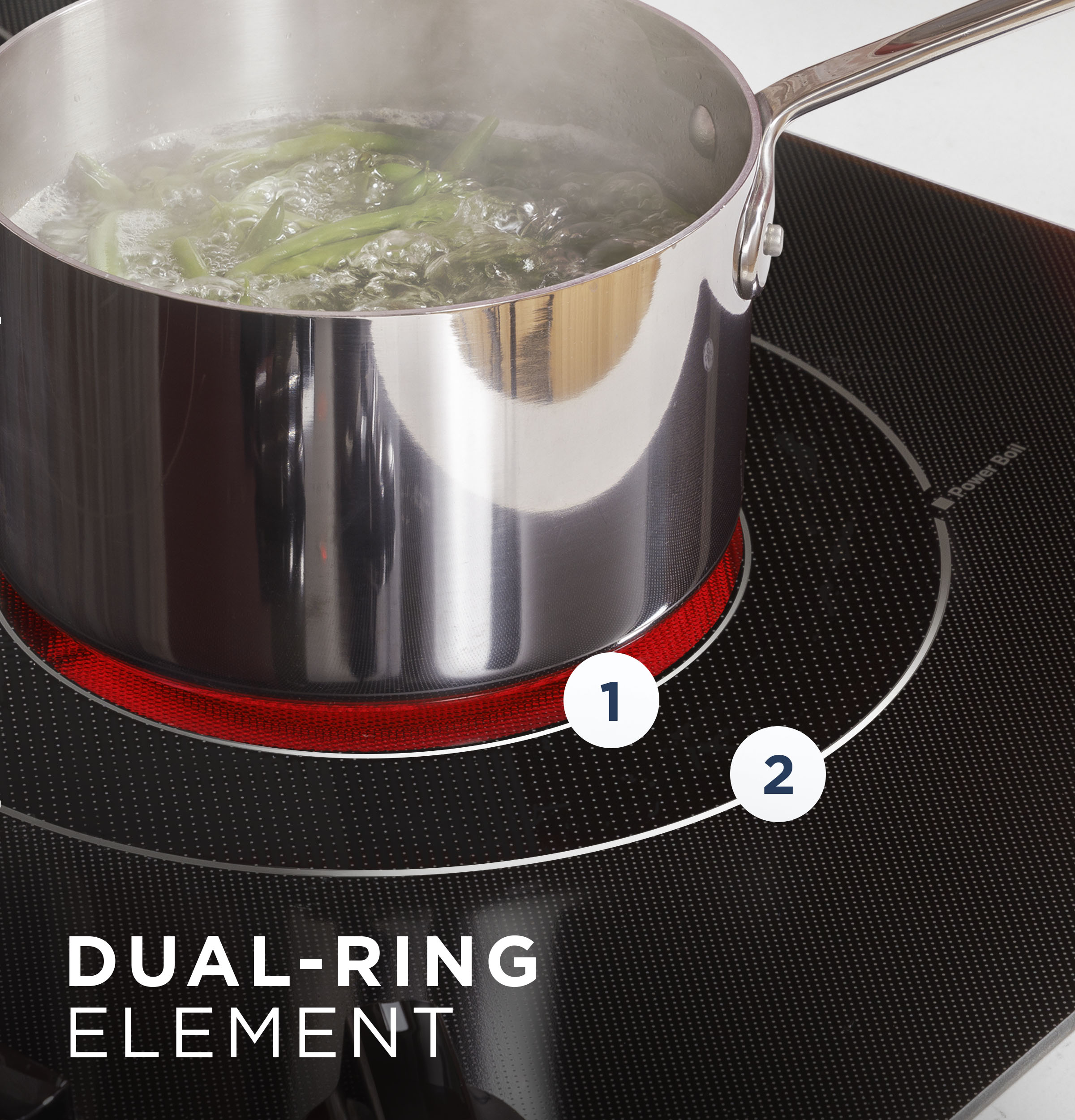 36" Built-In Knob Control Electric Cooktop view 20