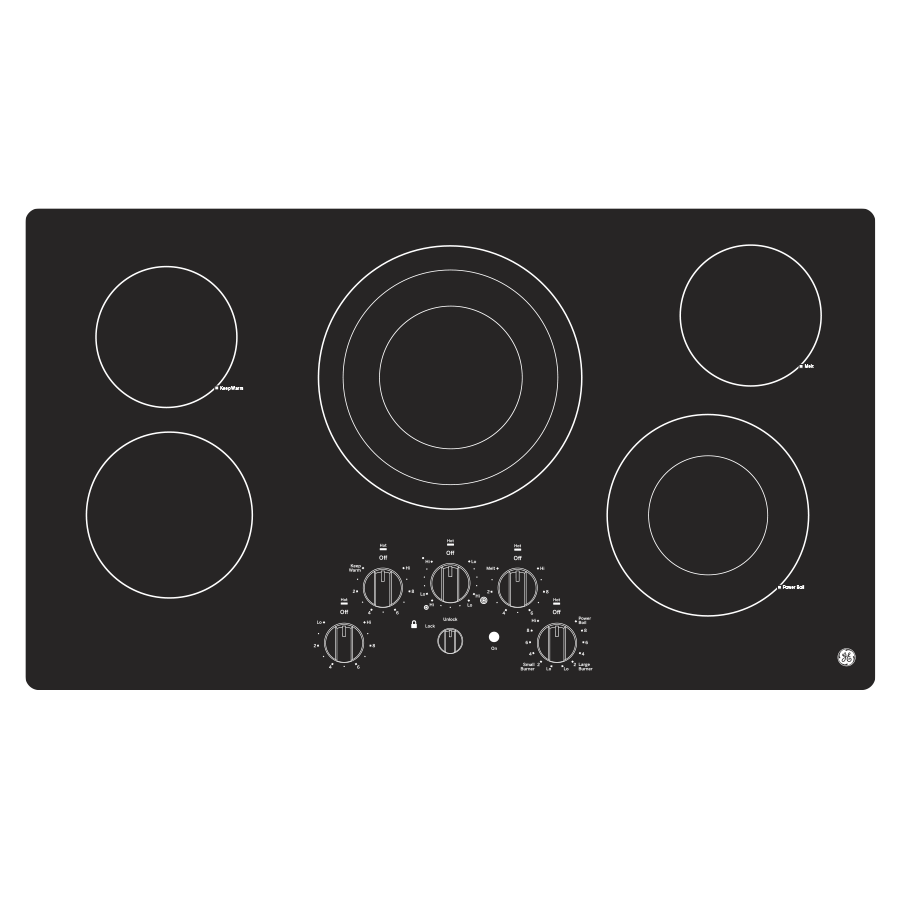 36" Built-In Knob Control Electric Cooktop view 24