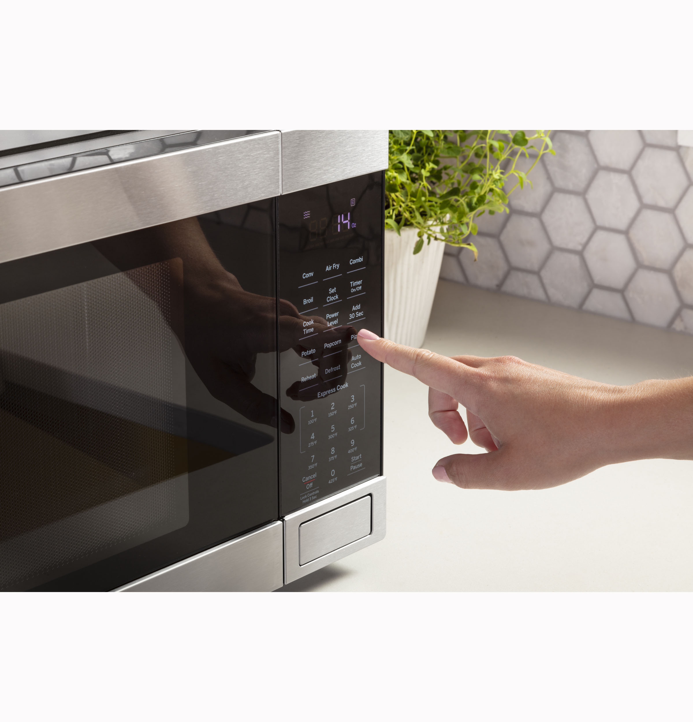 1.0 Cu. Ft. Capacity Countertop Convection Microwave Oven with Air Fry JES1109RRSS