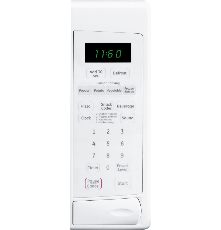 1.1 Cu. Ft. Countertop Microwave Oven JES1160DPWW, product image 3 of 5