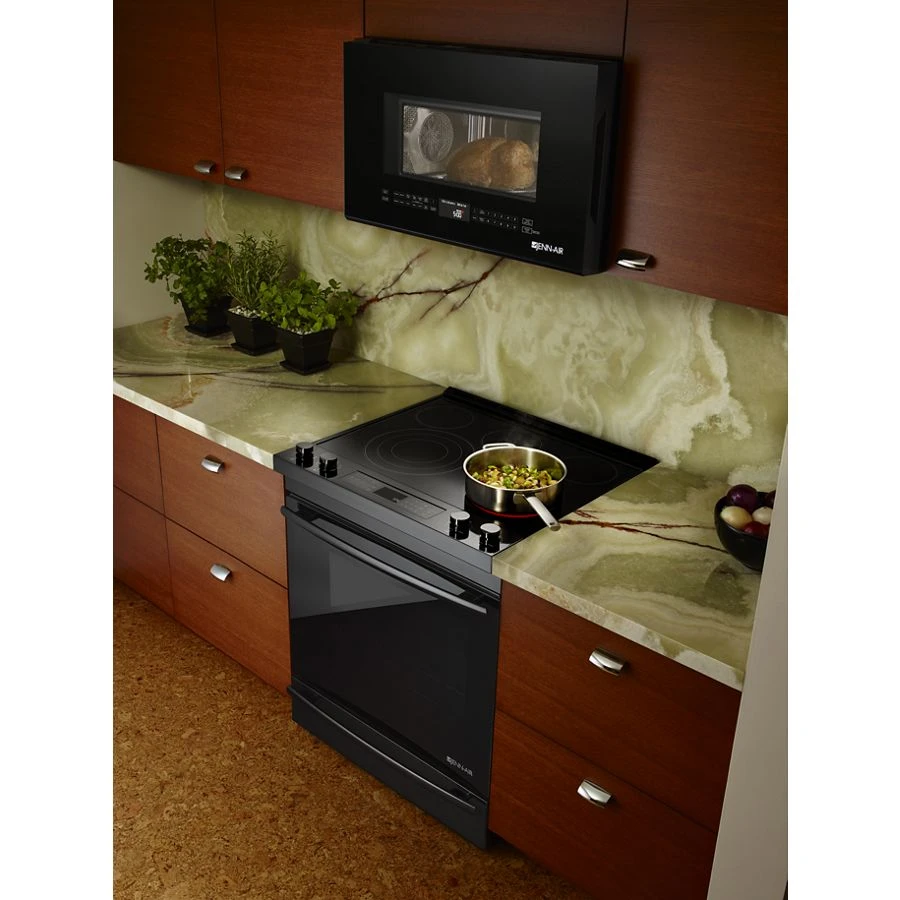 Floating Glass 30” Electric Range JES1450FB, product image 2 of 2