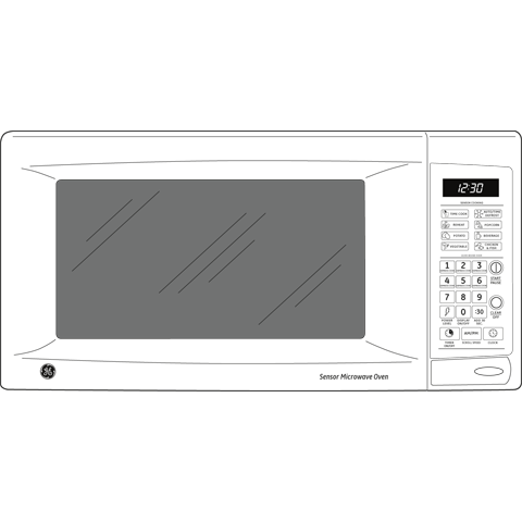 1.4 Cu. Ft. Countertop Microwave Oven JES1460DNBB, product image 3 of 4