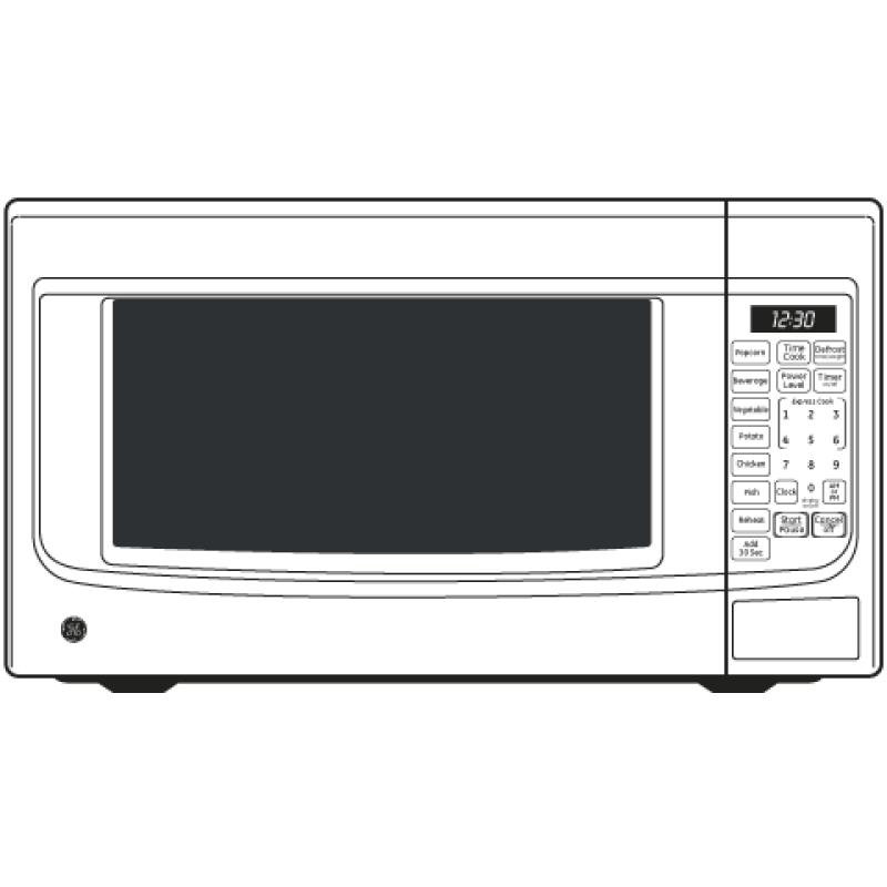 1.4 Cu. Ft. Countertop Microwave Oven JES1460DSBB