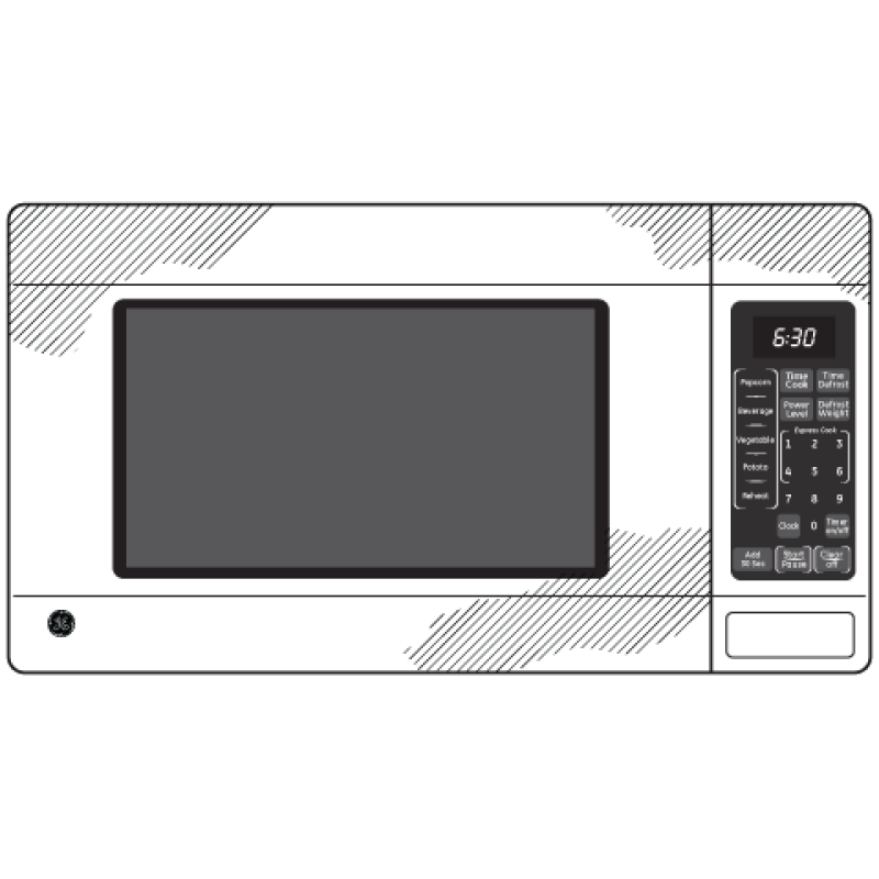 1.6 Cu. Ft. Countertop Microwave Oven JES1656SRSS, product image 7 of 7
