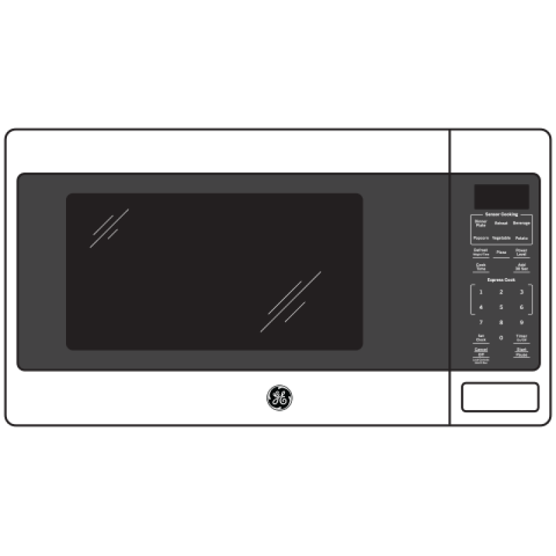 1.6 Cu. Ft. Countertop Microwave Oven JES1657SMSS