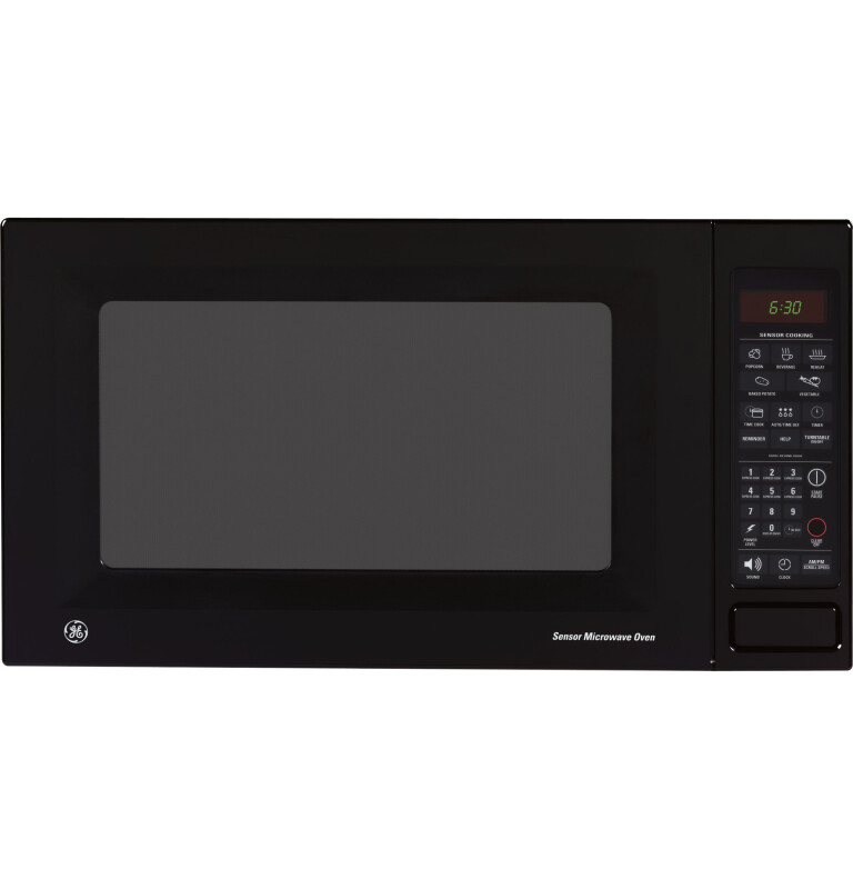 GE 1.8 Cu. Ft. Capacity Countertop Microwave Oven Black on Black JES1855PBH Picture 1