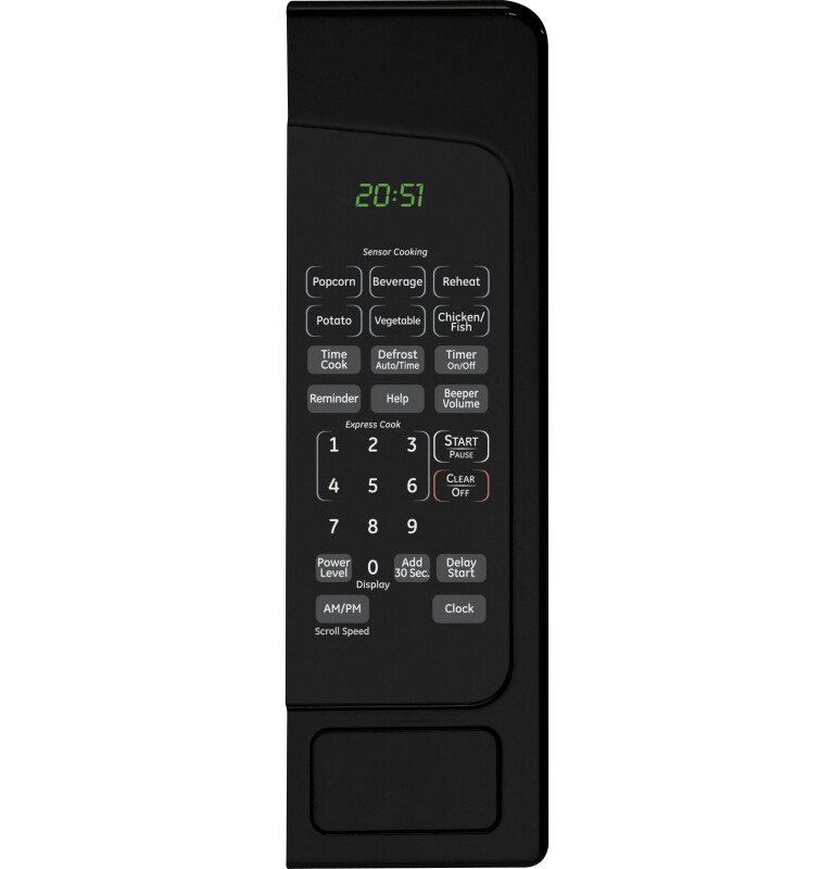 2.0 Cu. Ft. Capacity Countertop Microwave Oven JES2051DNBB, product image 3 of 8