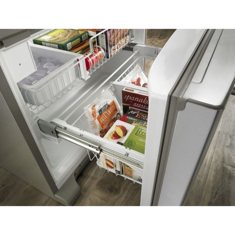 JennAir 69” Counter-Depth, French Door Refrigerator with Internal Water/Ice Dispensers Stainless Steel JFC2089BEM Picture 1