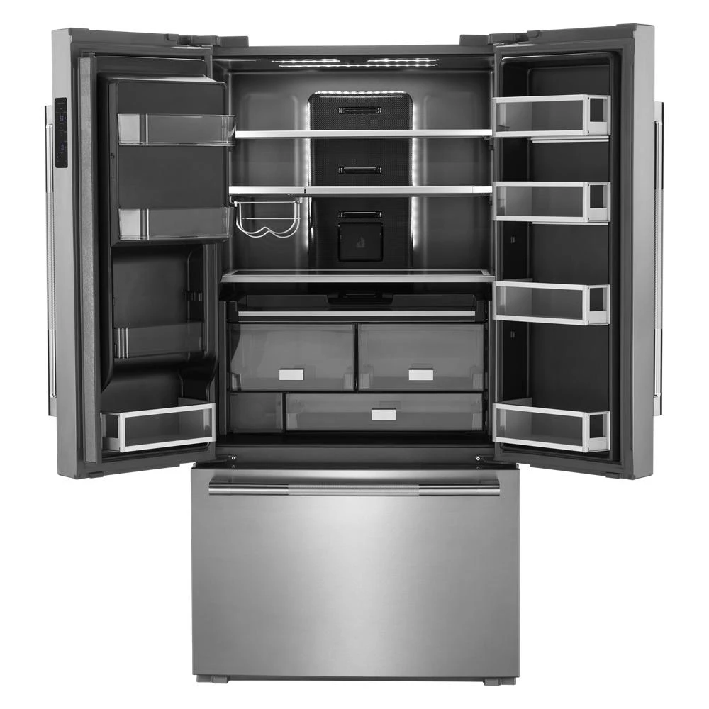 72” Counter-Depth French Door Refrigerator with Obsidian Interior JFFCC72EHL