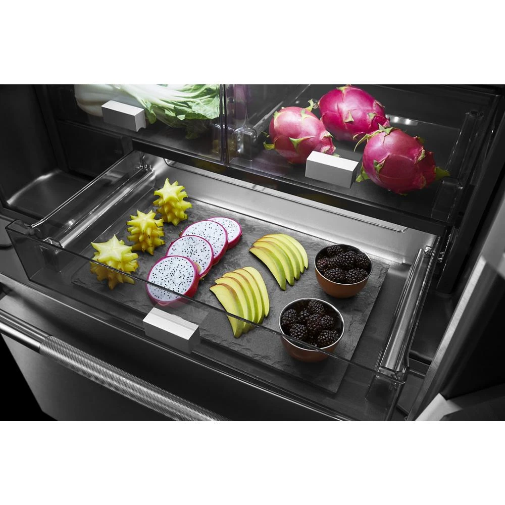 72” Counter-Depth French Door Refrigerator with Obsidian Interior JFFCC72EHL