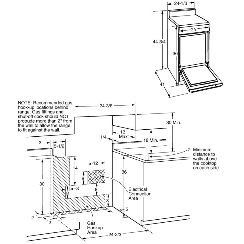 24" Standard Clean Free-Standing Gas Range JGAS02SENSS