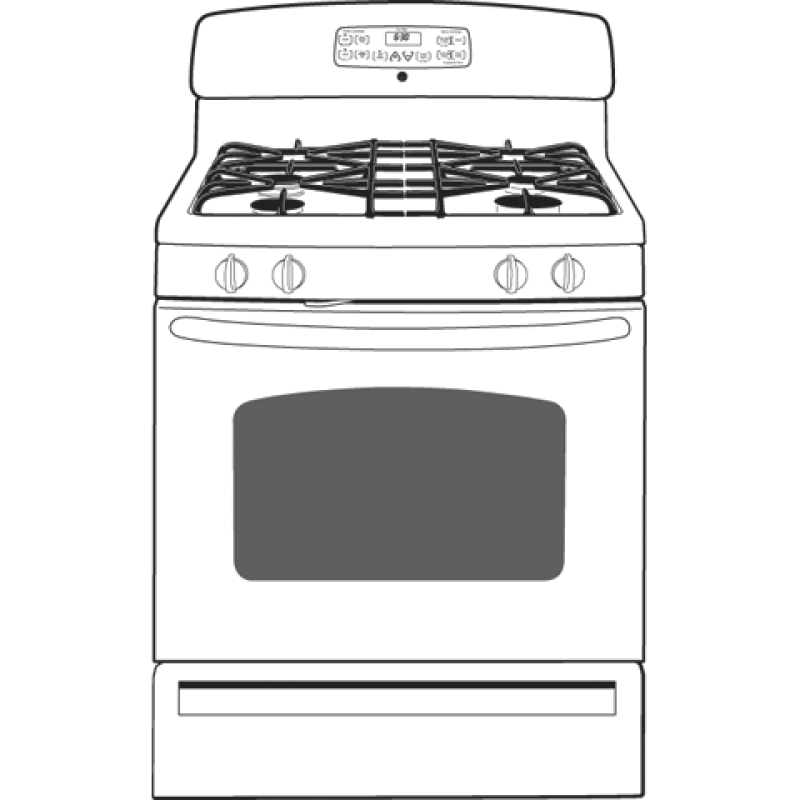 30" Free-Standing Gas Range JGB281DERWW