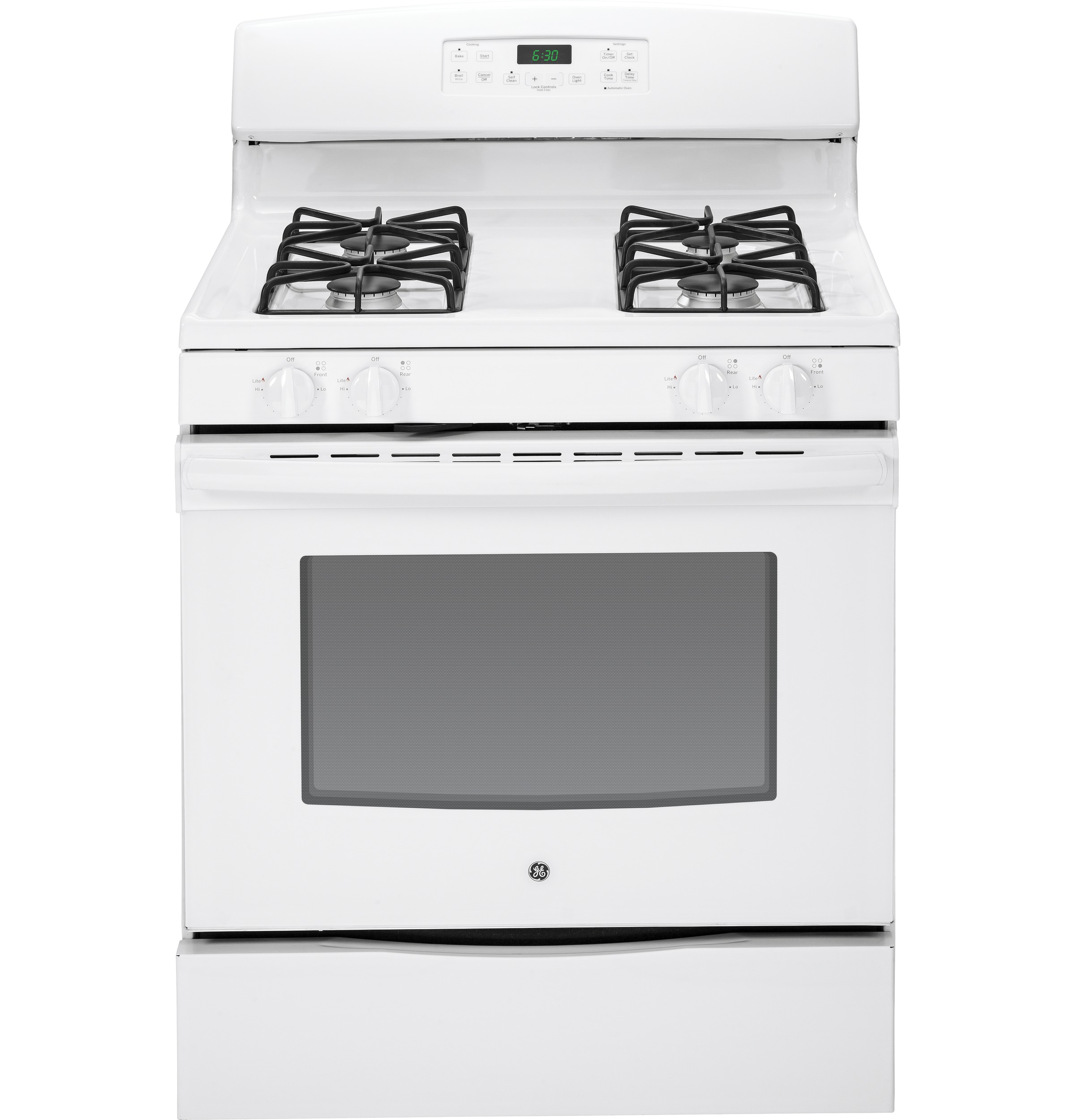 30" Free-Standing Gas Range JGB630DEFWW