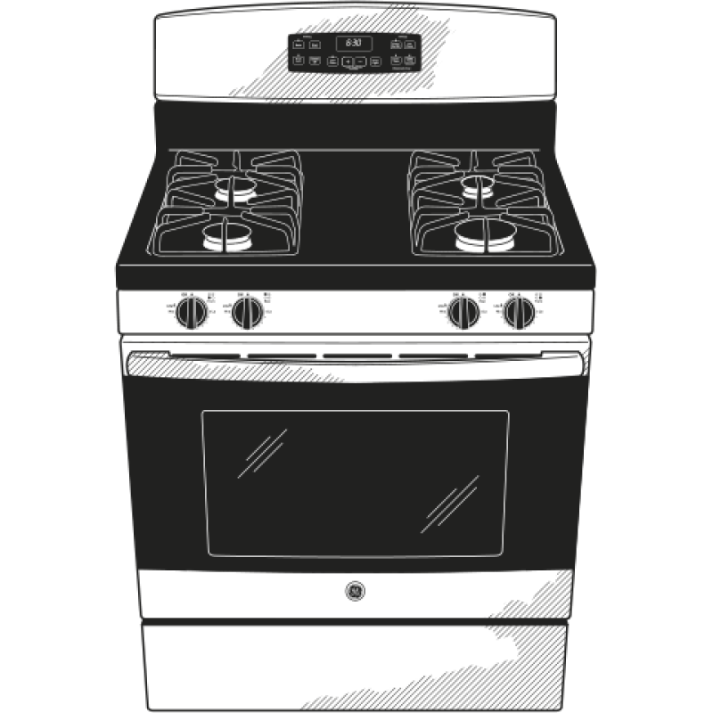 30" Free-Standing Gas Range view 11