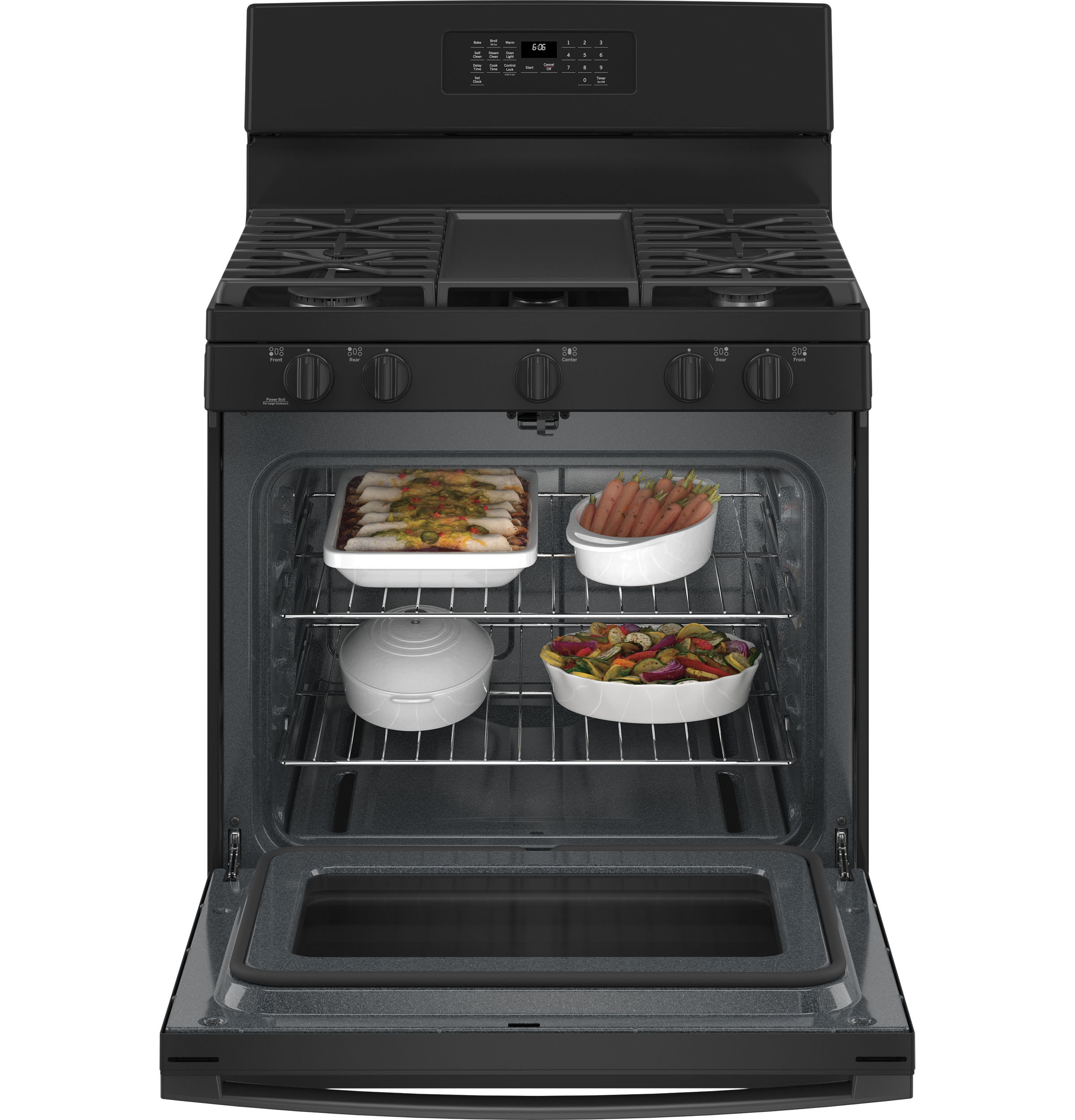 30" Free-Standing Gas Range JGB660DPBB