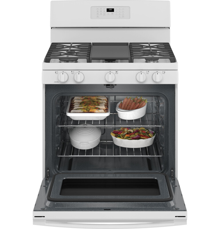 30" Free-Standing Gas Range JGB660DPWW, product image 3 of 8