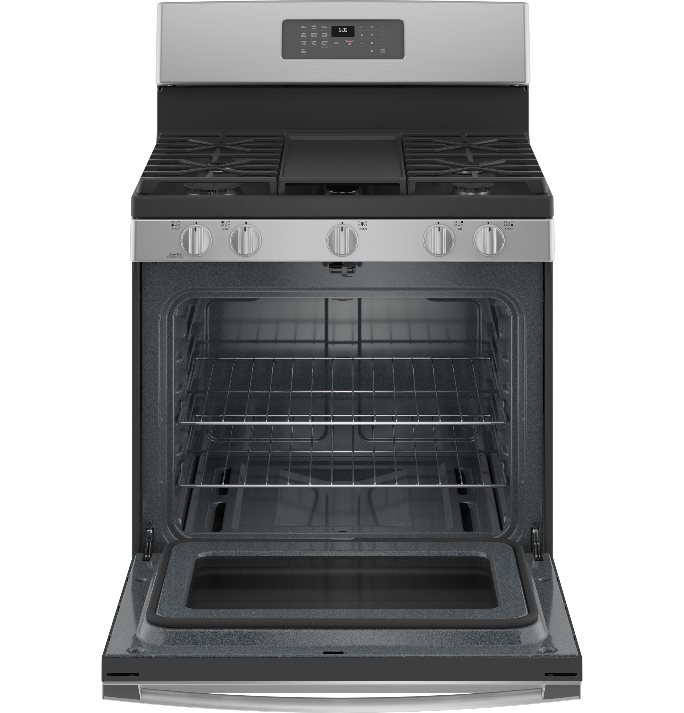 30" Free-Standing Gas Fingerprint Resistant Range JGB660YPFS
