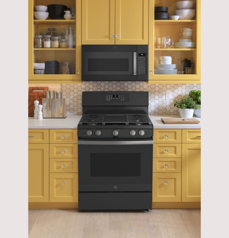30" Free-Standing Gas Convection Range with No Preheat Air Fry JGB735FPDS