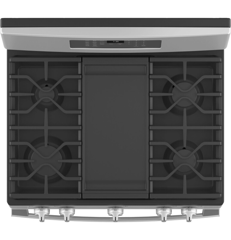 30" Free-Standing Gas Convection Range with No Preheat Air Fry JGB735SPSS
