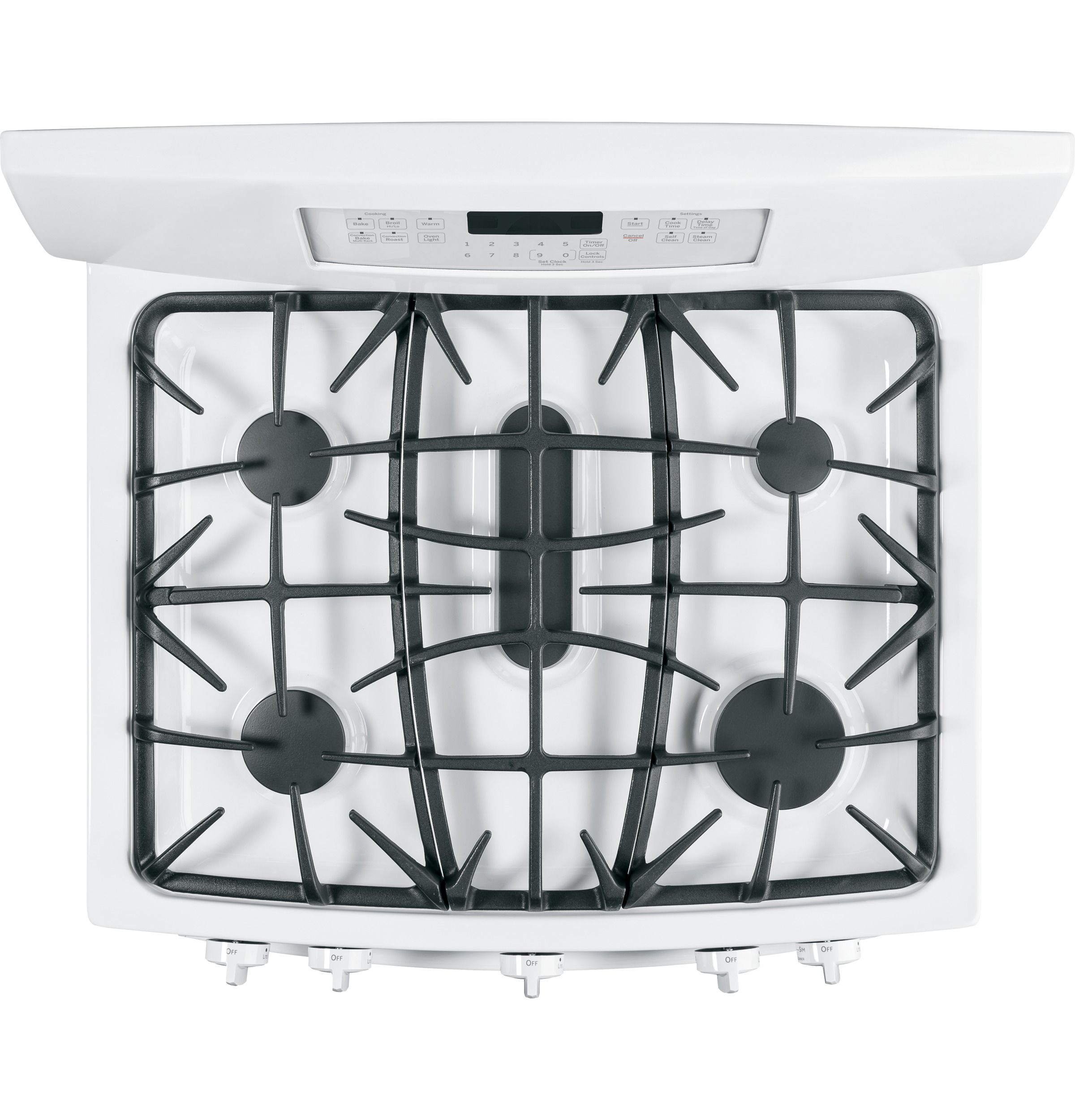 30" Free-Standing Gas Convection Range JGB750DEFWW, product image 5 of 15