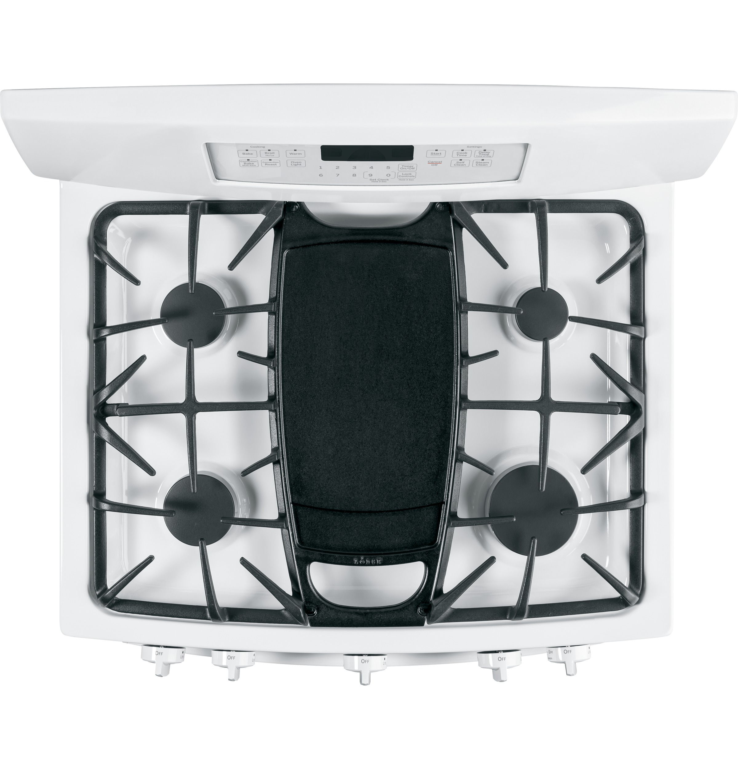 30" Free-Standing Gas Convection Range JGB750DEFWW, product image 6 of 15